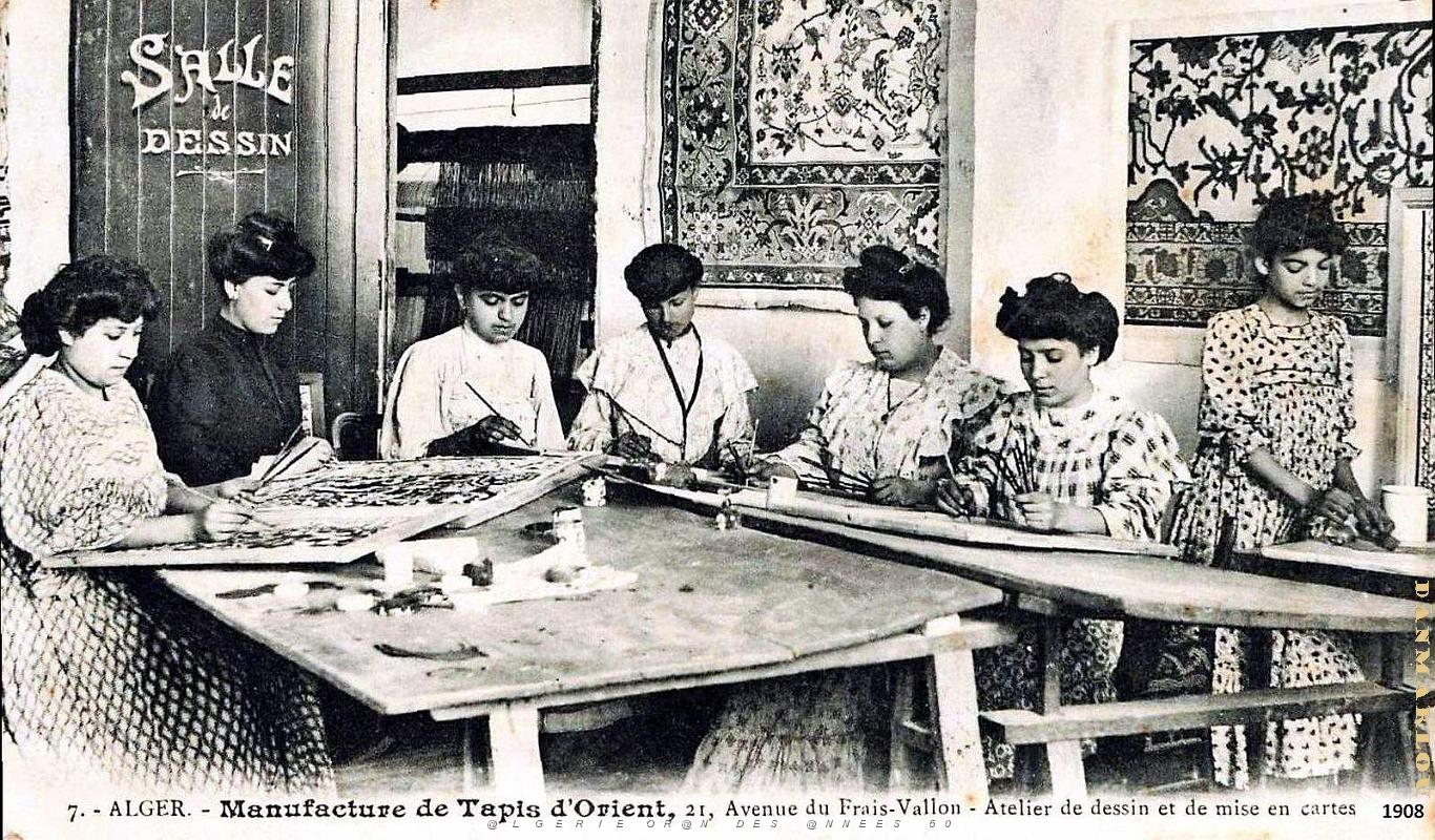 Alger - Avenue du Frais-Vallon - Manufacture de Tapis - 1908.jpg